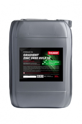 Масло гидравлическое OilWay Gradient Zinc Free HVLP 32 полусинтетическое