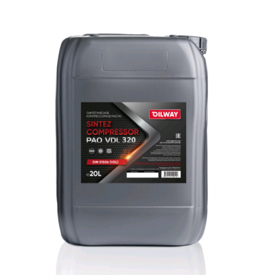 Масло компрессорное OilWay QX Sintez Compressor PAO VDL 320