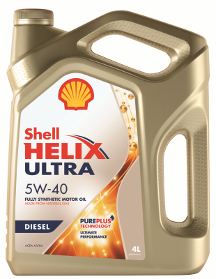 Shell Helix Ultra Diesel 5W-40 синтетическое 4л