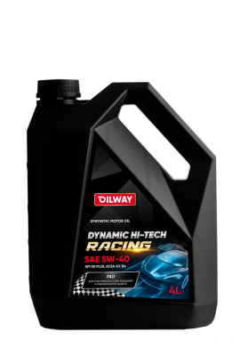 Моторное масло OilWay QX Dynamic Hi-Tech Racing 5w40 API SN Plus ACEA A3/B4 синтетическое