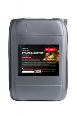 Моторное масло OilWay Dynamic Synthetic LongWay 5w30 API CI-4 ACEA E4/E7 синтетическое