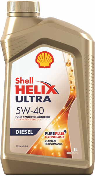 Моторное масло Shell Helix Ultra Diesel 5W-40 для дизельных двигателей