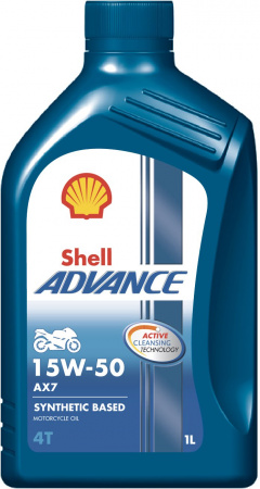 Shell Advance 4T AX7 15W-50 1л