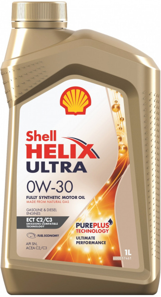 Моторное масло Shell Helix Ultra ECT C2/C3 0W-30 Low SAPS