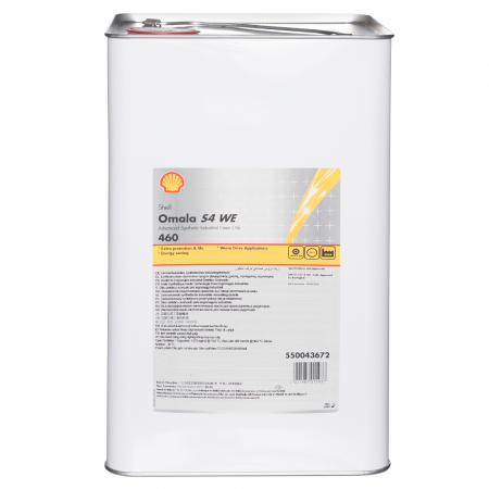Shell Omala S4 WE 460, синтетическое масло для червячных редукторов