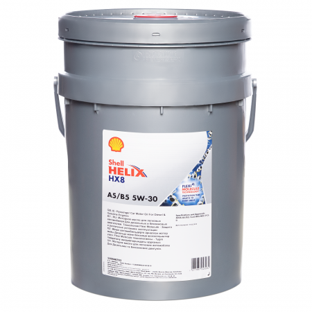 Shell Helix HX8 A5/B5 5W-30 синтетическое 20л