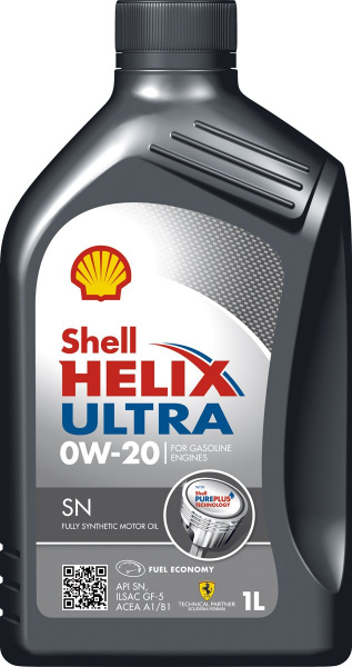 Моторное масло Shell Helix Ultra SN 0W-20 API SN