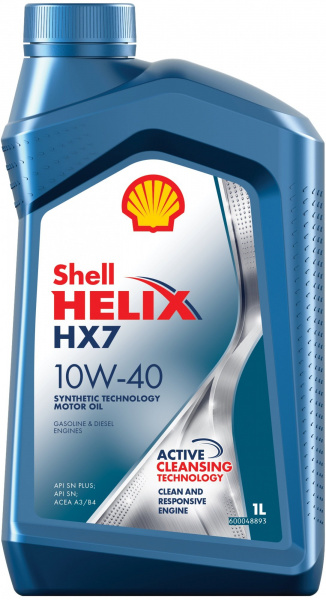 Моторное масло Shell Helix HX7 10W-40 для бензиновых и дизельных двигателей
