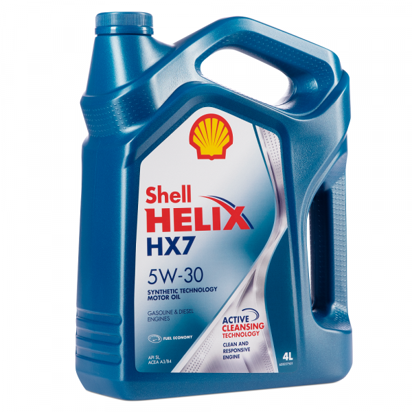 Моторное масло Shell Helix HX7 5W-30 для бензиновых и дизельных двигателей