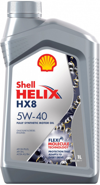 Моторное масло Shell Helix HX8 Synthetic 5W-40 API SN