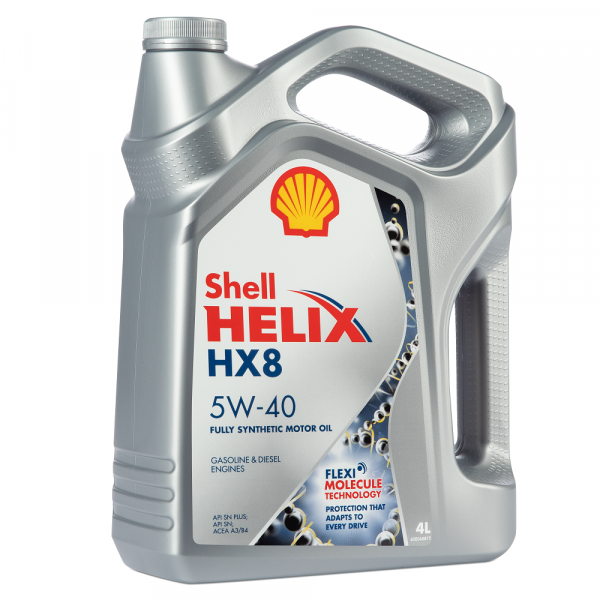 Моторное масло Shell Helix HX8 Synthetic 5W-40 API SN