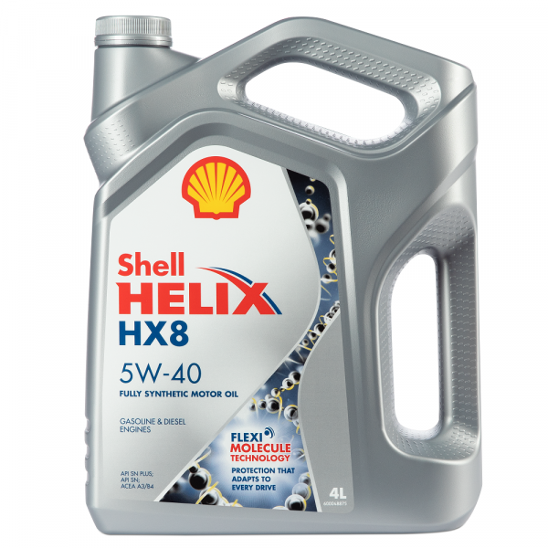 Моторное масло Shell Helix HX8 Synthetic 5W-40 API SN