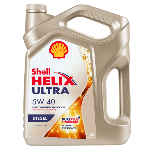 Моторное масло Shell Helix Ultra Diesel 5W-40 для дизельных двигателей