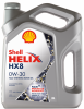 Shell Helix HX8 0W-30 синтетическое 4л