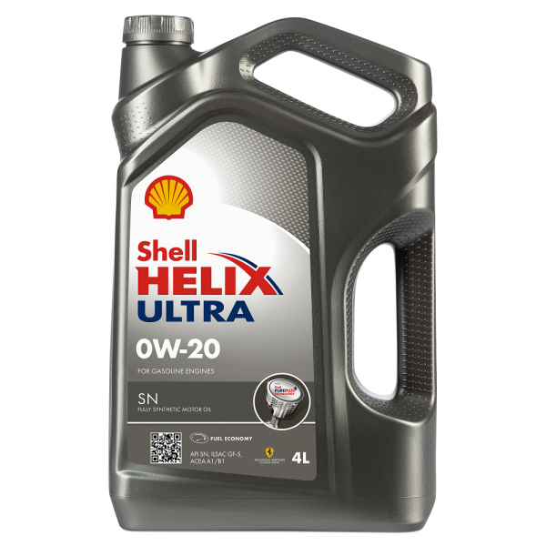 Моторное масло Shell Helix Ultra SN 0W-20 API SN