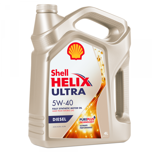 Моторное масло Shell Helix Ultra Diesel 5W-40 для дизельных двигателей