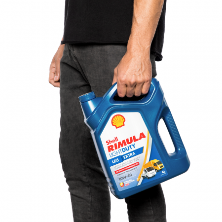 Моторное масло Shell Rimula LD5 Extra 10W-40 для легких грузовиков