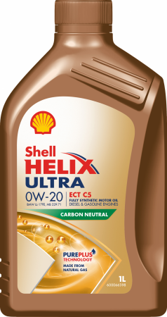 Shell Helix Ultra ECT C5 0W-20 синтетическое 5л
