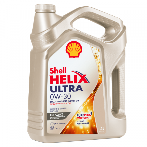 Моторное масло Shell Helix Ultra ECT C2/C3 0W-30 Low SAPS