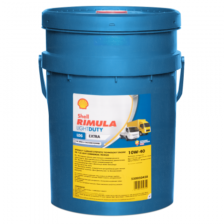 Shell Rimula LD5 Extra 10W-40 для дизельных двигателей 20л